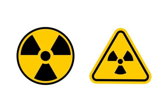 Radioactive Nuclear Warning Symbol Graphic Icons By deevector