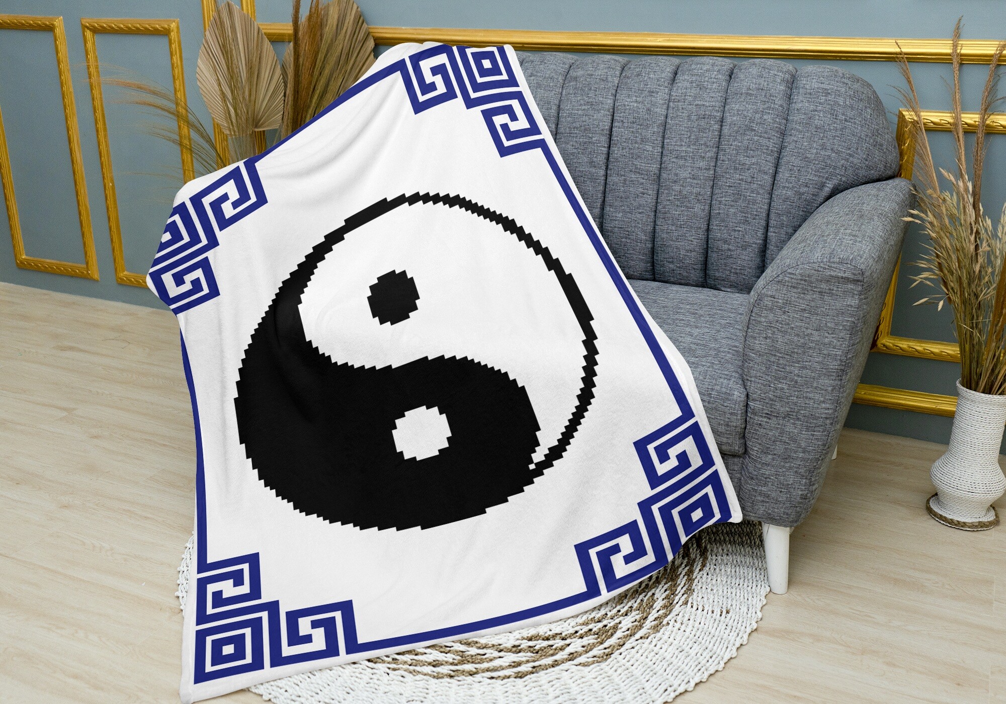 Yin & Yang C2C Crochet Blanket Pattern