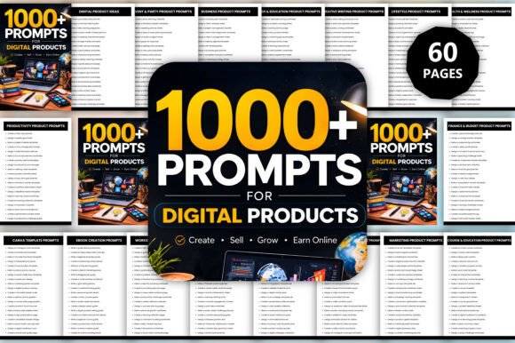 1000+ Prompts for Digital Products