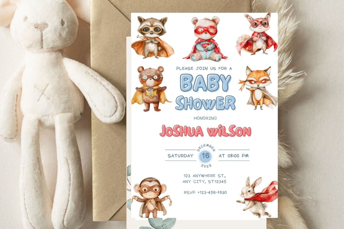 Baby Shower Welcome Sign & Invitation