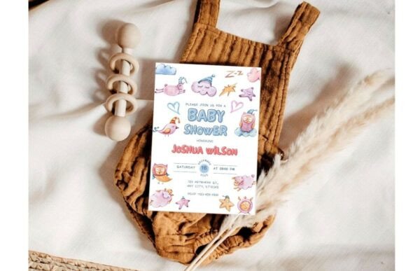 Baby Shower Welcome Sign & Invitation