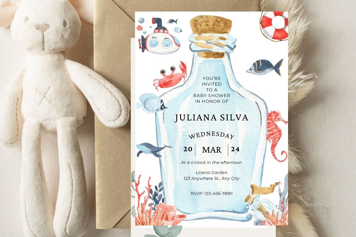 Baby Shower Welcome Sign & Invitation