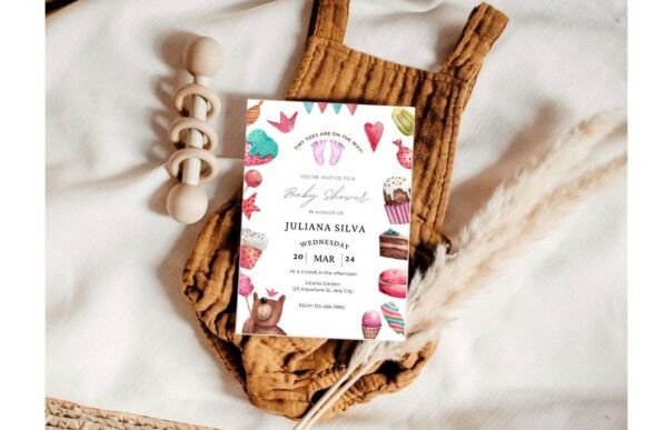 Baby Shower Welcome Sign & Invitation