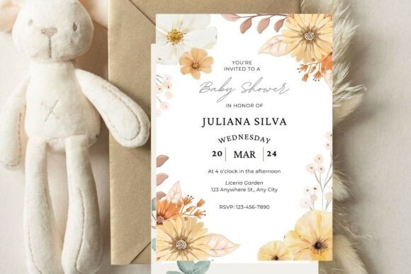 Baby Shower Welcome Sign & Invitation