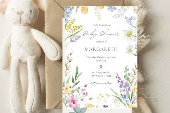 Baby Shower Welcome Sign & Invitation
