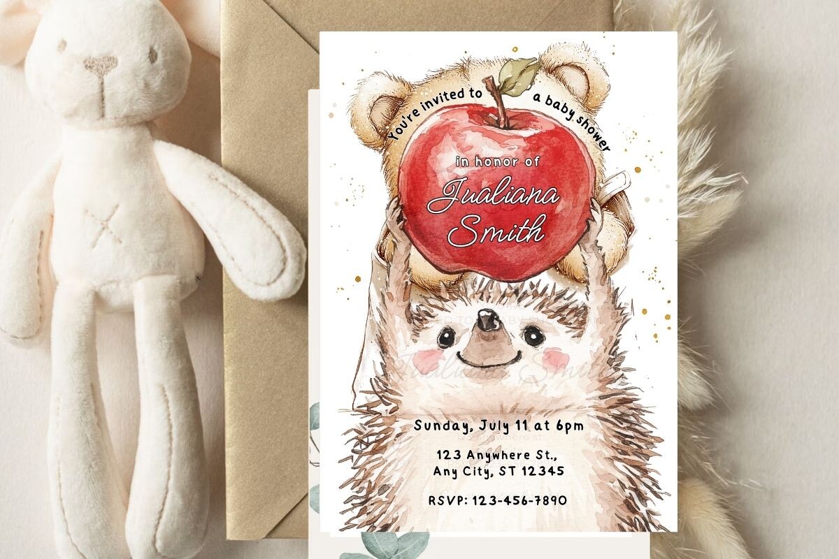 Baby Shower Welcome Sign & Invitation
