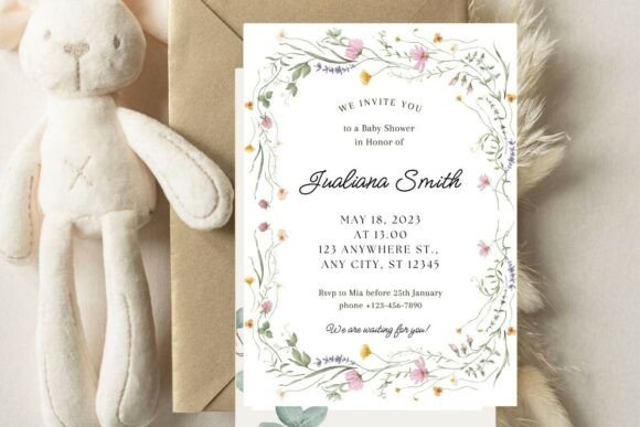 Baby Shower Welcome Sign & Invitation