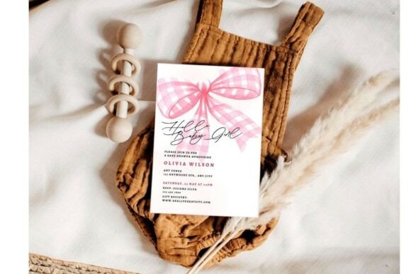 Baby Shower Welcome Sign & Invitation