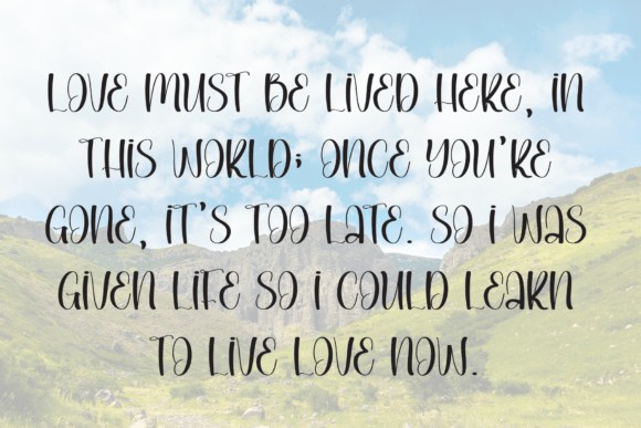 Catalog Handmade Font - Preview 5