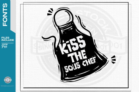 Clunky Cook Font PNG with transparent background - Preview 1