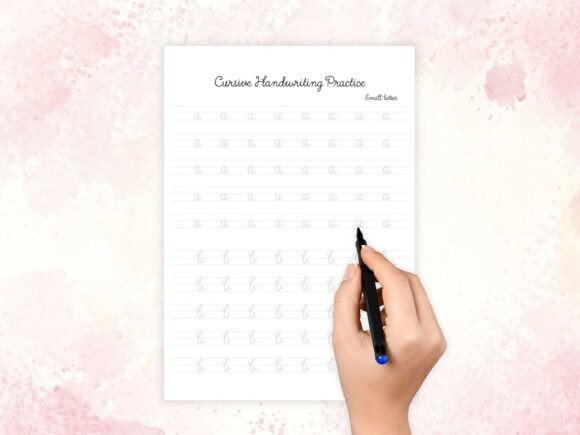 Cursive Handwriting Practice Worksheet