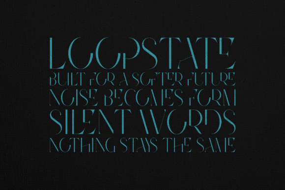 Future Flow Font - Preview 3