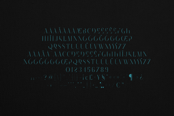 Future Flow Font - Preview 4