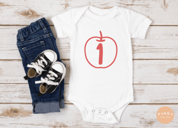 Kids Apple Outline Font - Preview 3