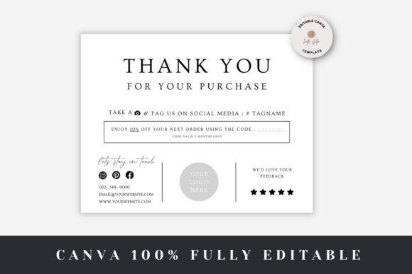 Small Business Thank You Card Template