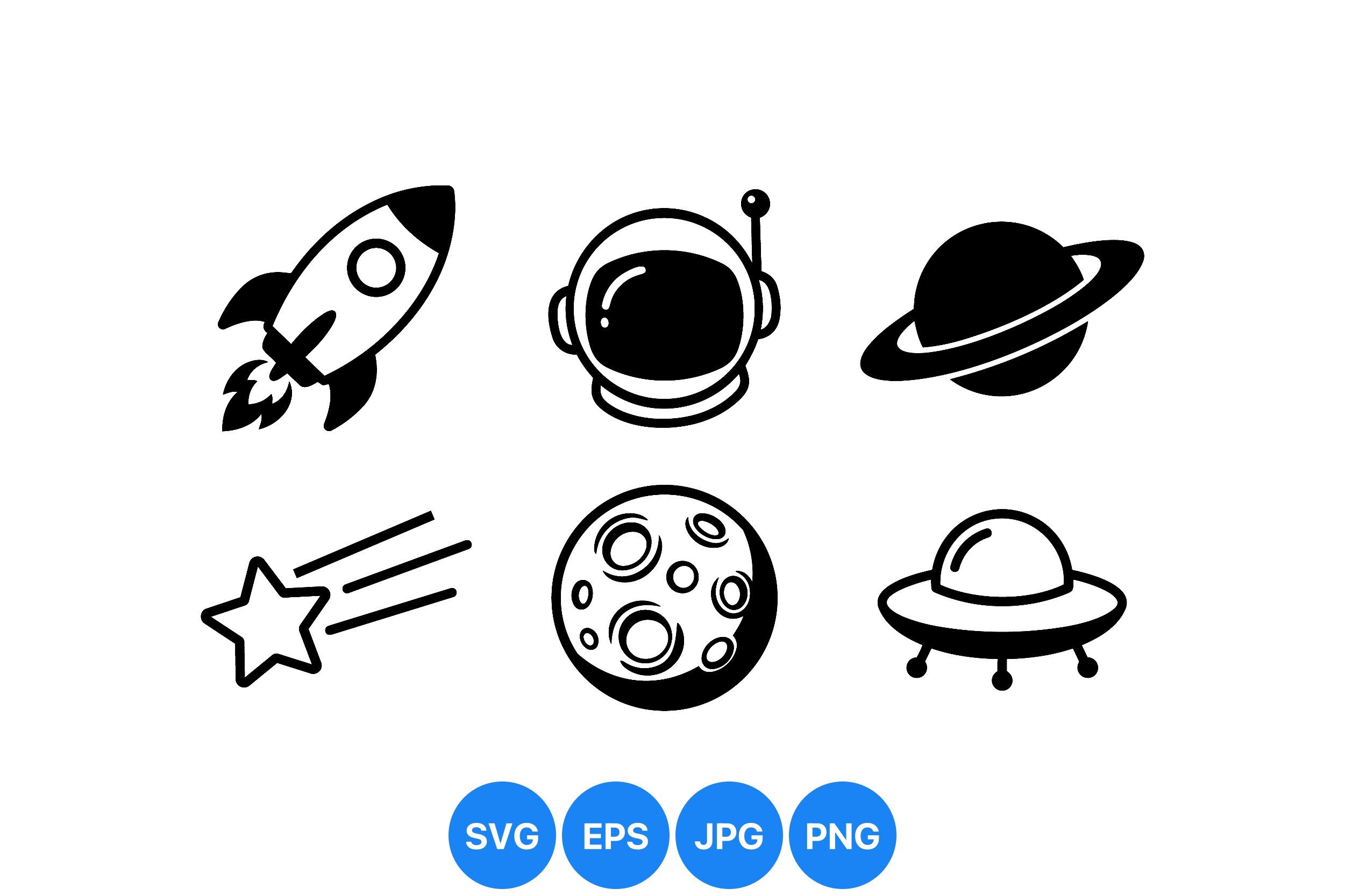 Space Exploration Svg Icons