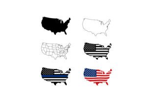 United States Map Icon Set Graphic by Craftoria Arts · Creative Fabrica