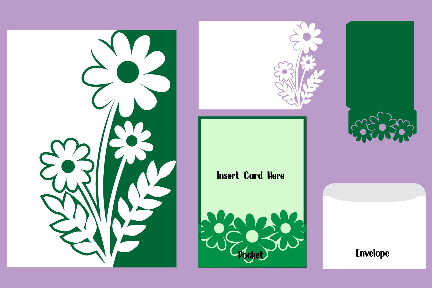 Wedding Trifold Pocket Invitation