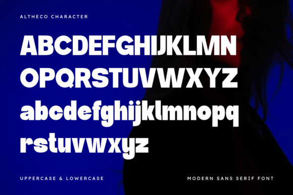 Altheco Font - Preview 1