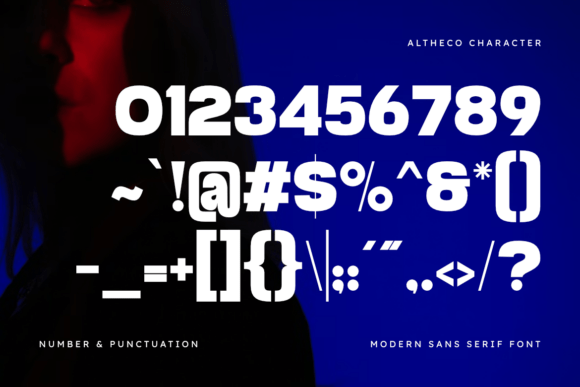 Altheco Font - Preview 2