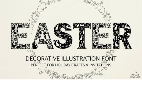 Easter Bunny Font - Preview 1
