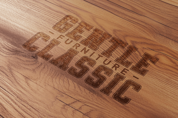 Gentle Classic Font PNG with transparent background - Preview 3