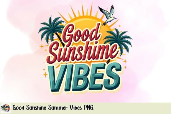 Good Sunshine Summer Vibes PNG Graphic by Digital Delights · Creative ...