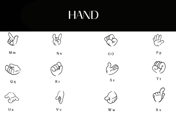 Hand Font - Preview 2
