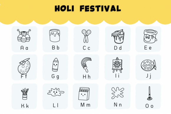 Holi Festival Font - Preview 1