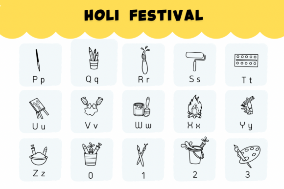 Holi Festival Font - Preview 2