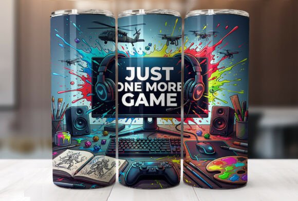 Just One More Game PC Gamer 20oz Tumbler