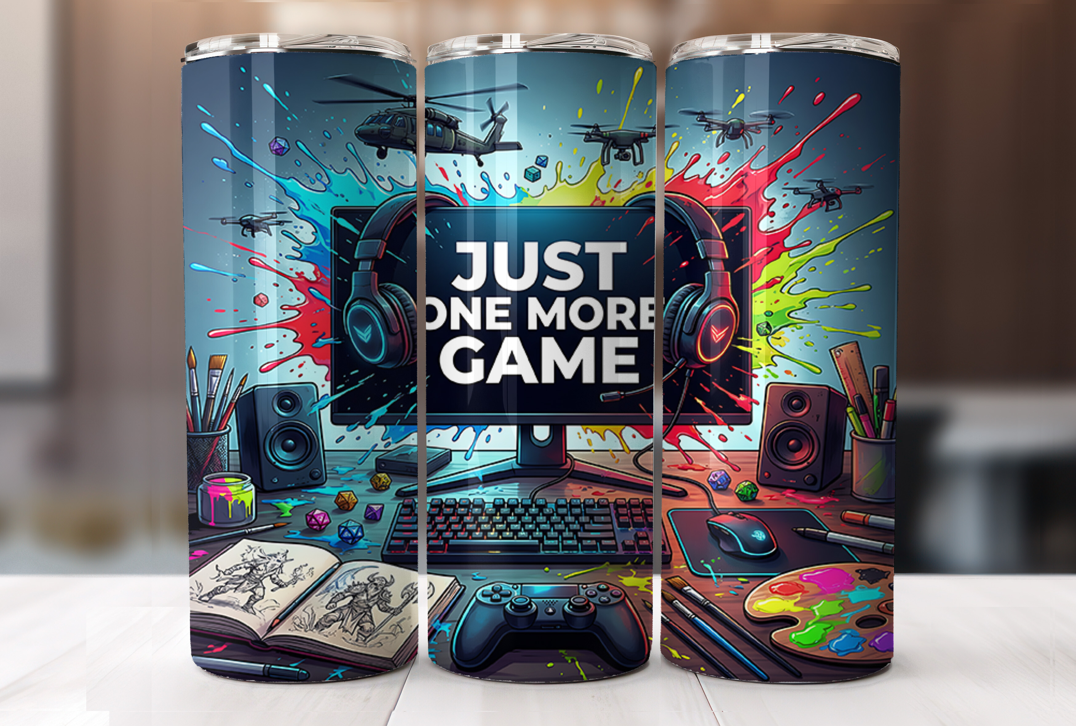 Just One More Game PC Gamer 20oz Tumbler