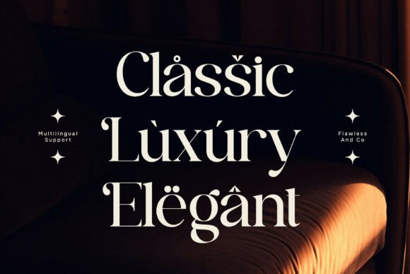 Luxoria Font PNG with transparent background - Preview 5