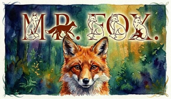 Mr. Fox Font PNG with transparent background - Preview 1