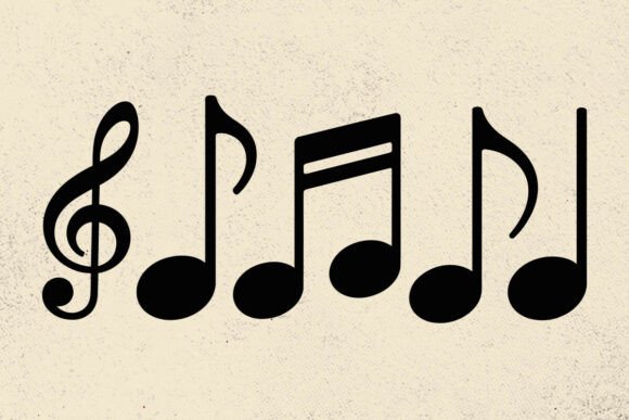 Music Notes SVG, Musical Notes Clipart