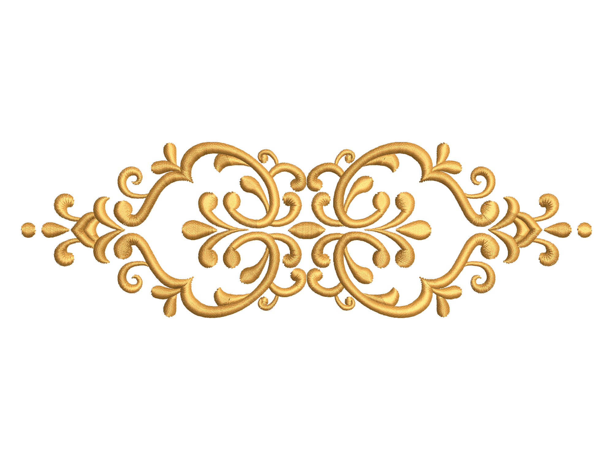 Ottoman Scroll Ornament Embroidery