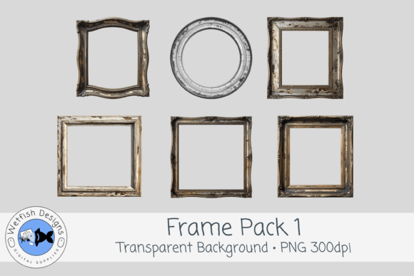 PNG Clipart Frame Pack 1 Graphic Decorative Elements By Wetfish Designs