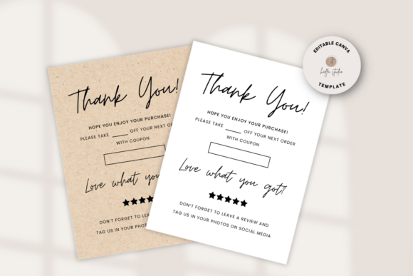 PRINTABLE Thank You Insert Card