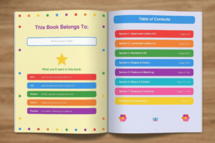 Preschool Learning Workbook Graphic by KDP Studio · Creative Fabrica