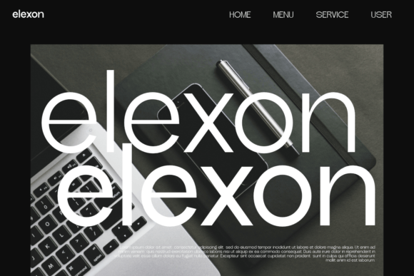 Quantro Sans Font PNG with transparent background - Preview 6