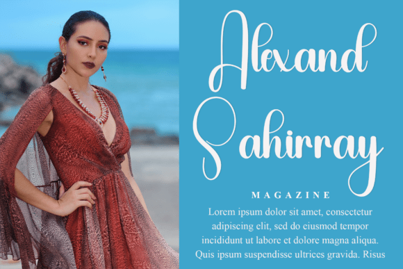 Simple Paradise Font PNG with transparent background - Preview 1