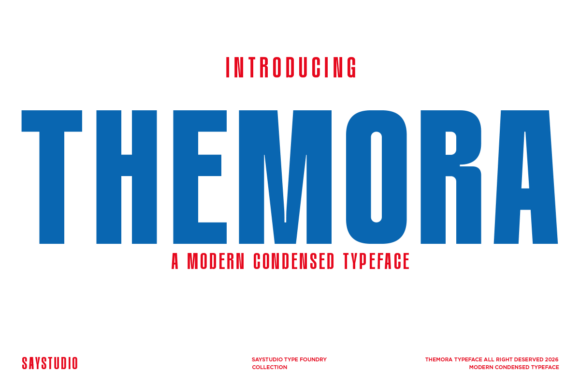 Themora Font preview