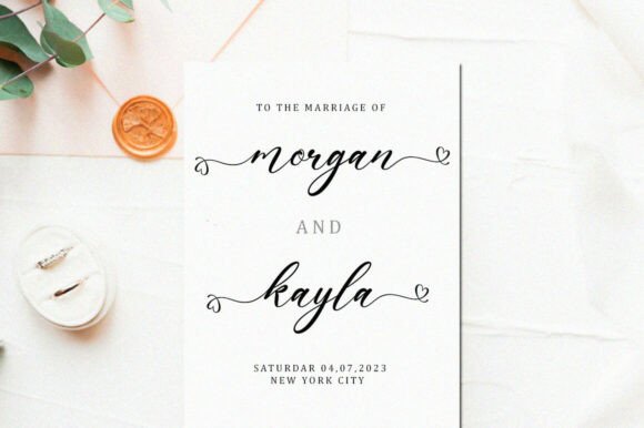 Abegia Borgan Font - Preview 1
