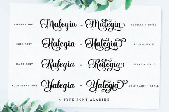 Aladine Font - Preview 2