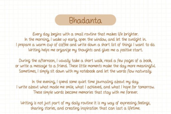Bhadanta Font - Preview 6