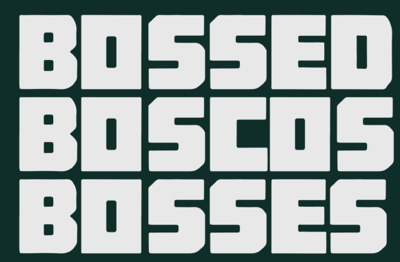 Bosson Font - Preview 6