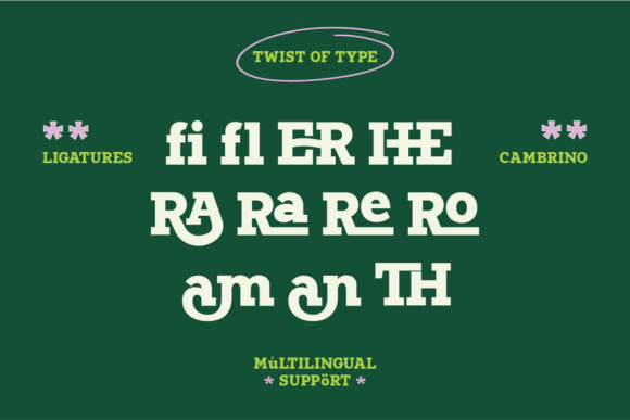 Cambrino Font - Preview 3