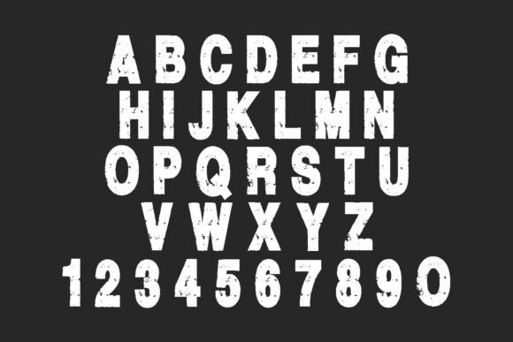 Dirty Rought Font - Preview 4