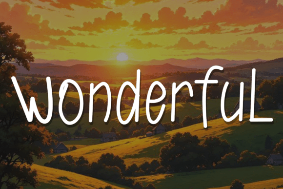 Elemental Calligraphy Font - Preview 2