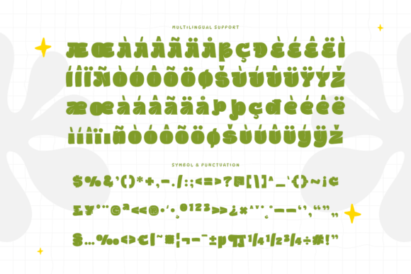 Funky Lacy Font PNG with transparent background - Preview 2